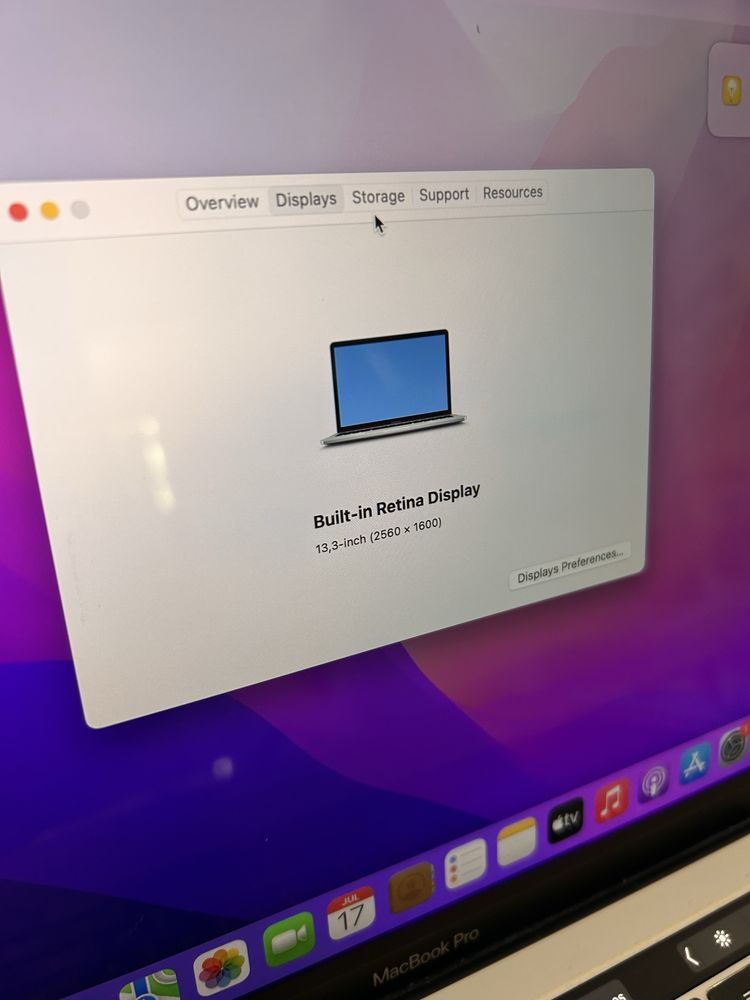 MacBook Pro 2016 Touch-Bar 500GB