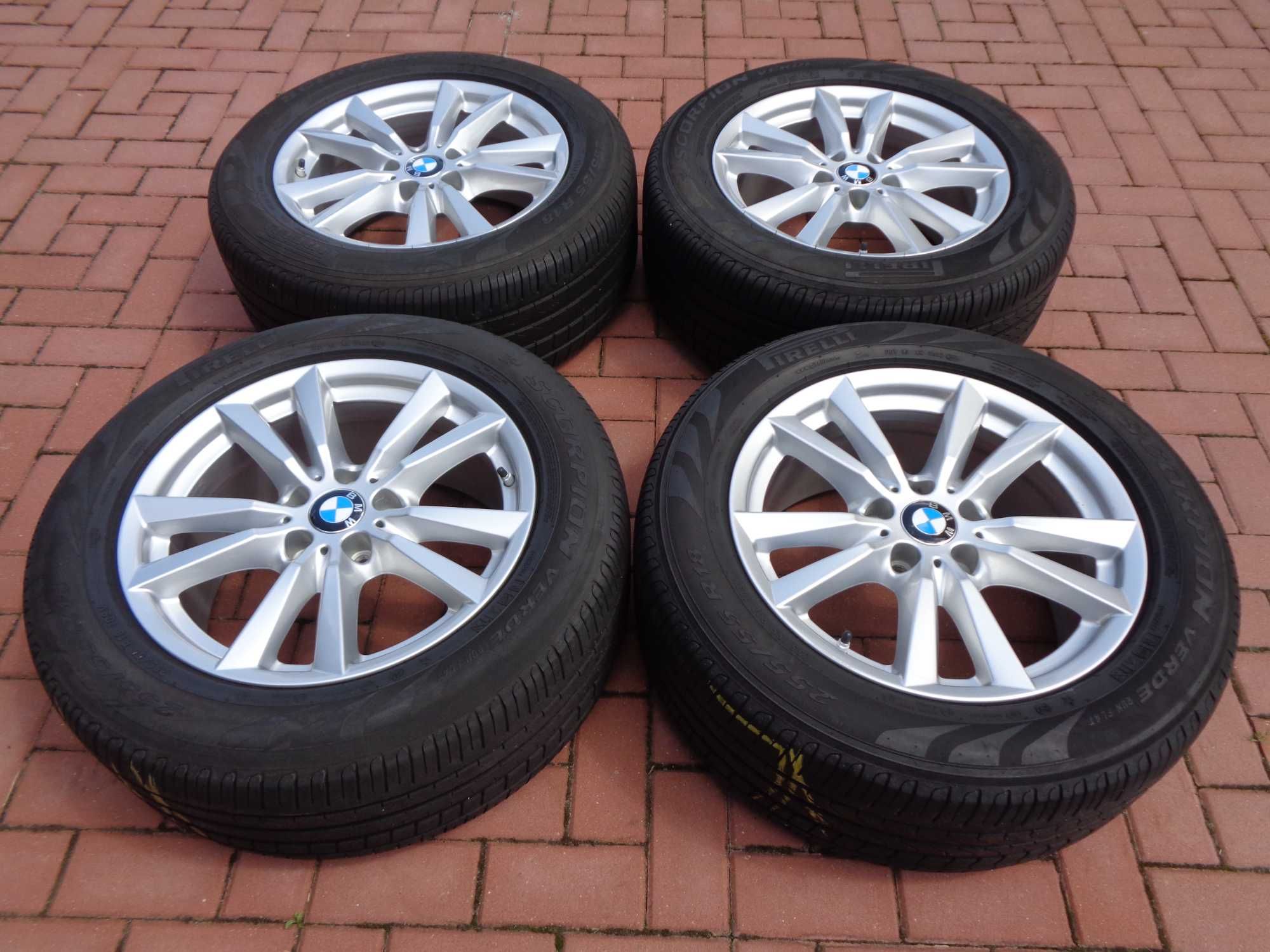 Alufelgi 18 BMW X5 F15 E70 z oponami Pirelli Run Flat czujniki BDB
