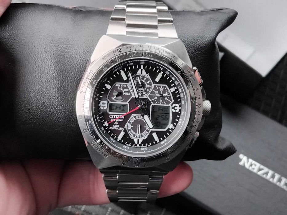 Акція!Новий годинник Citizen Air Chronograph Eco-Drive JY8120-58E