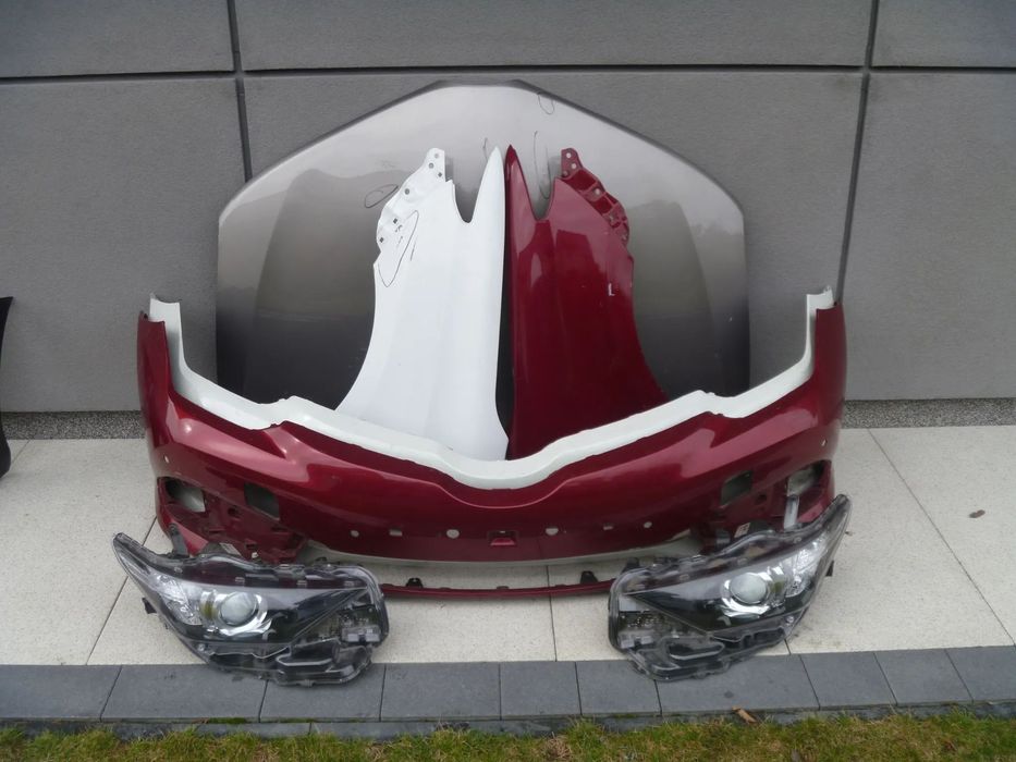 TOYOTA AURIS II LIFT ZDERZAK PRZEDNI ORYGINAŁ PDC