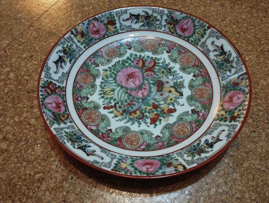 Prato de loiça chinesa