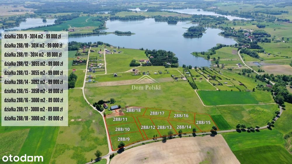 Działki budowlane na Mazurach - Giże, gm.Świętajno