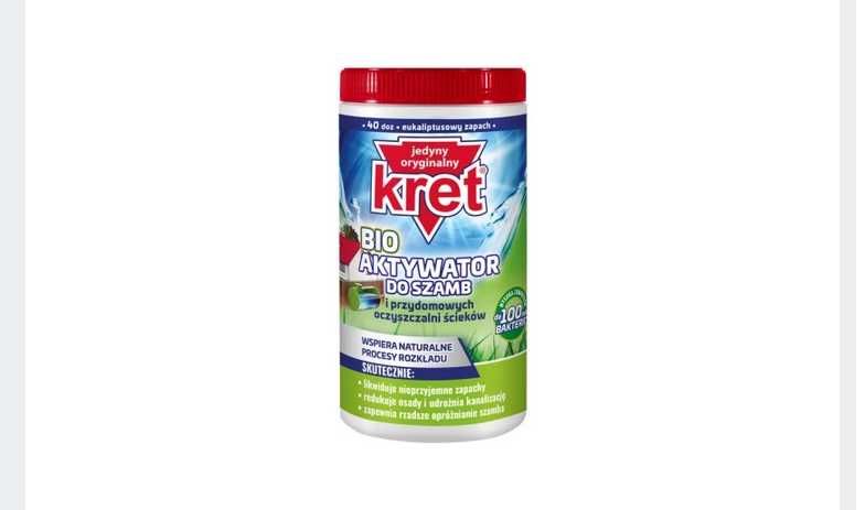 Aktywator do szamb i oczyszczalni ścieków KRET Bio 1 kg