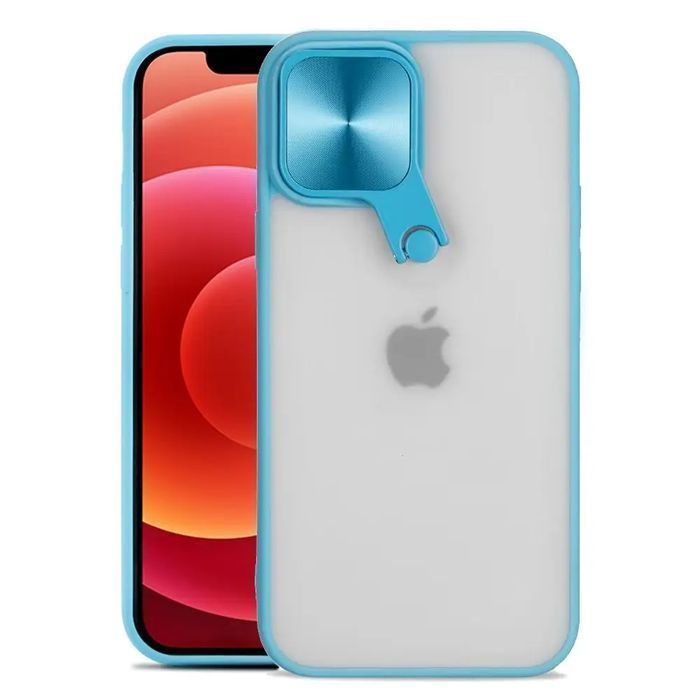 Etui Z Klapką Cyclops Case Do Samsung A12 Niebieski