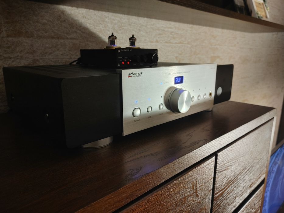 Advance Acoustic MAX150 klasa A+AB, usb `DAC, pilot