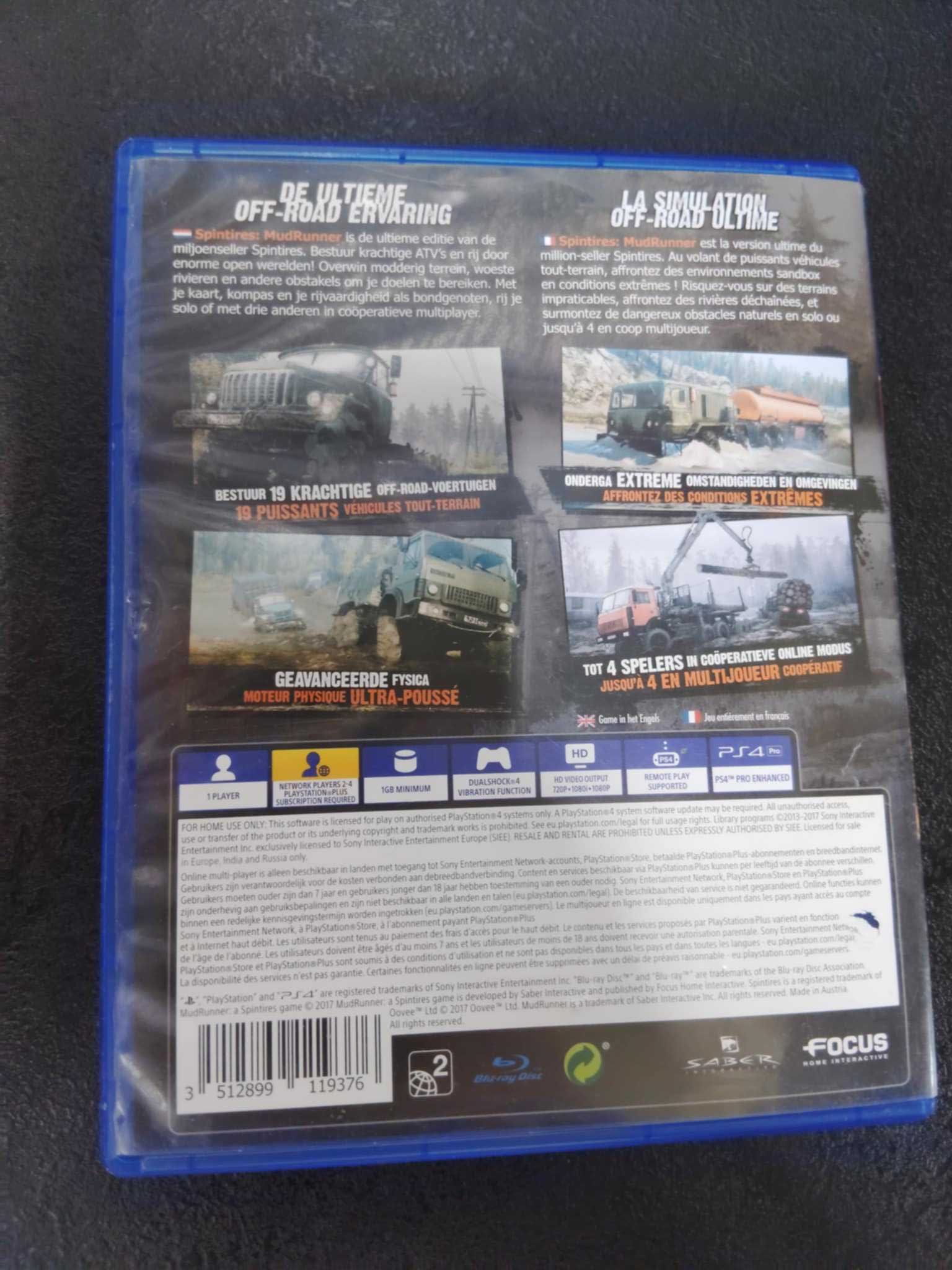Mudrunner: A Spintires Game PS4 Polskie napisy są w grze