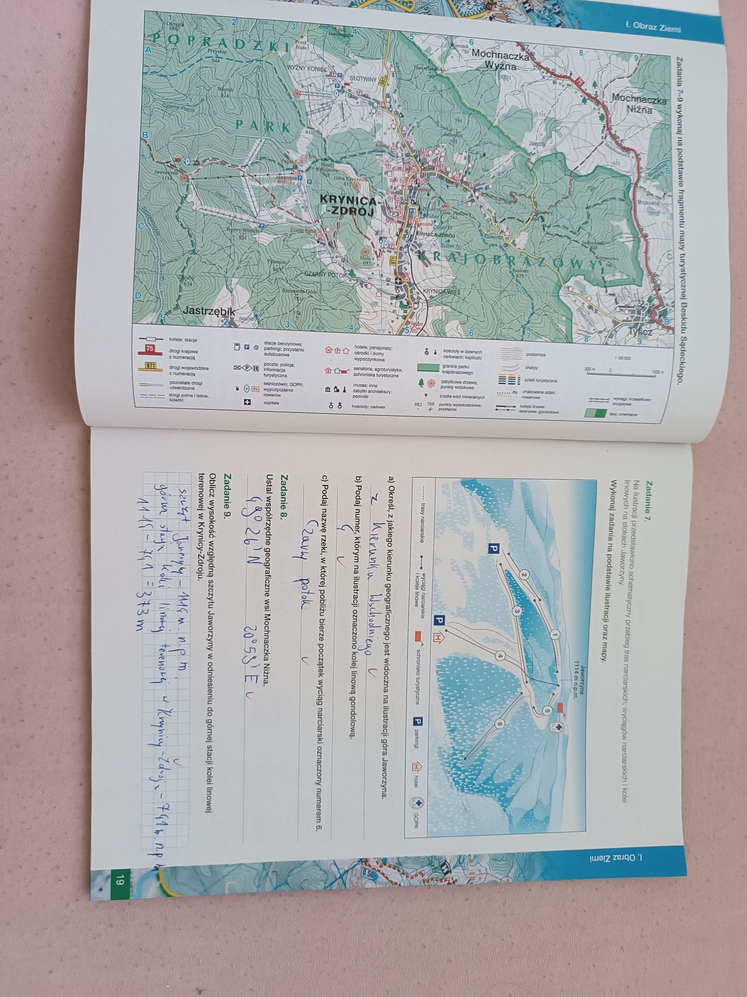 Karty pracy ucznia klasa 1 Oblicza geografii zakres podstawowy