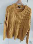Musztardowy sweter damski H&M M