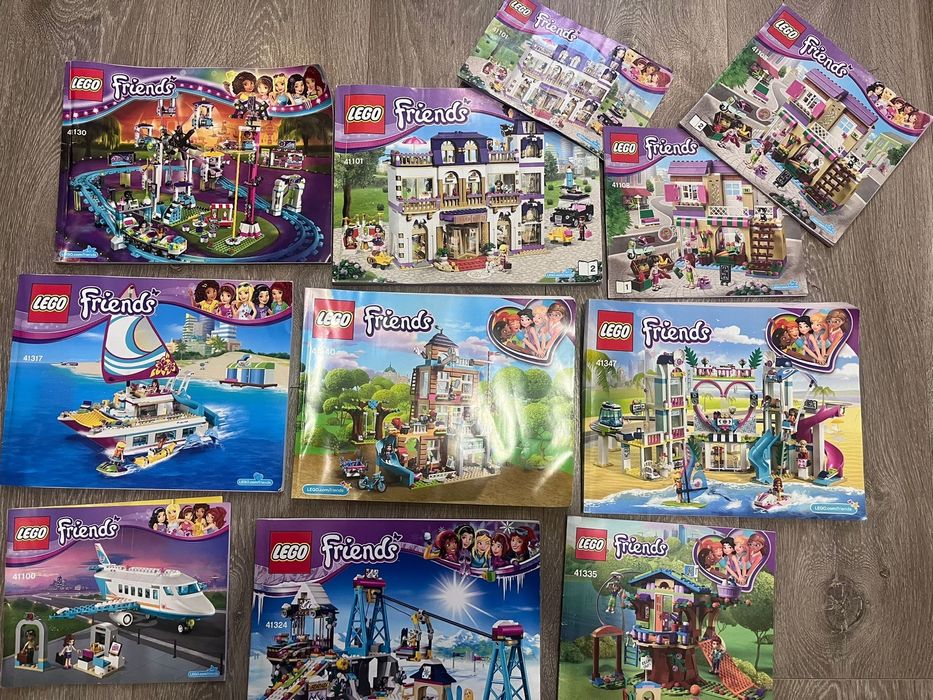 Klocki lego 53 zestawy rozsypane