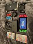Nintendo Switch OLED 64GB + 2 gry
