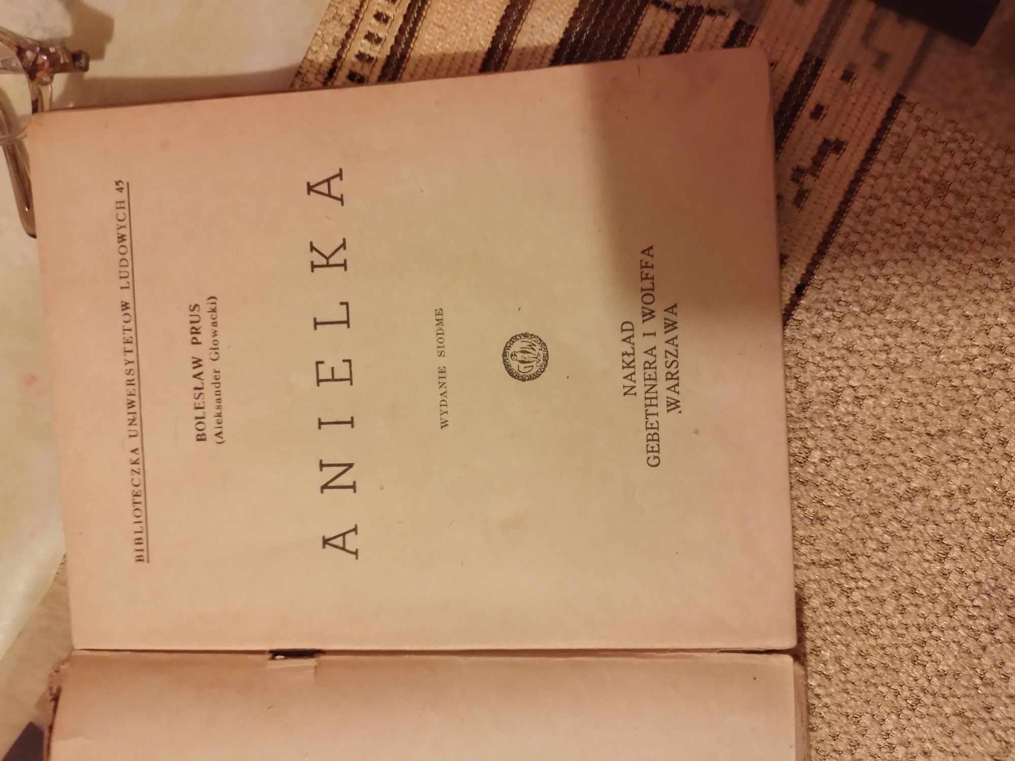 Kolekcjonerska książka 1948r. Anielka B.Prus