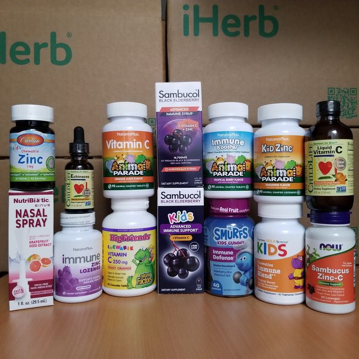 Вітаміни для імунітету•Вітамін С•Цинк•Ехінацея•Самбукол•Бузина•immune•