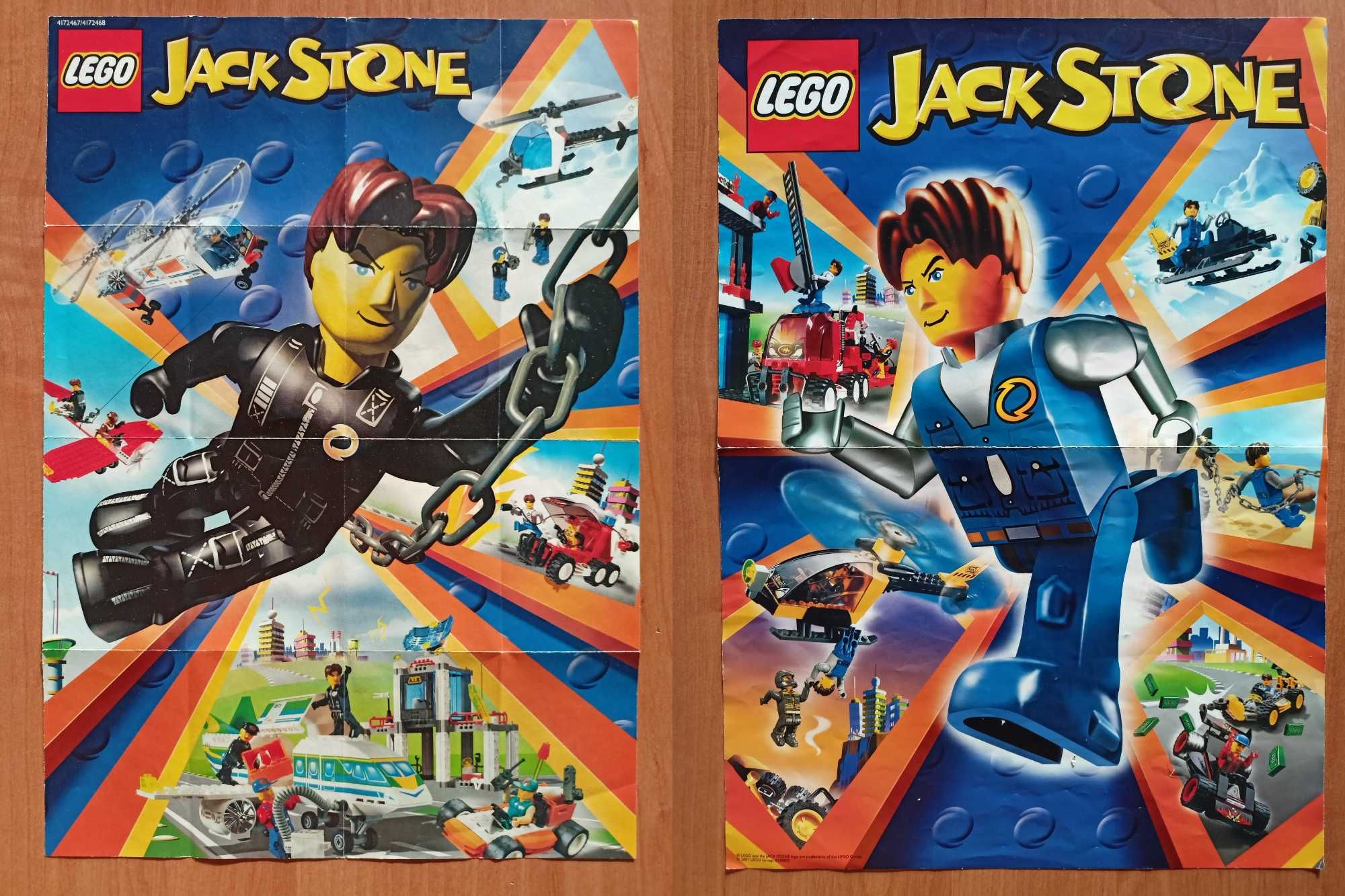 Lego plakaty mix 14 szt (Harry Potter, Racers, Jack Stone)