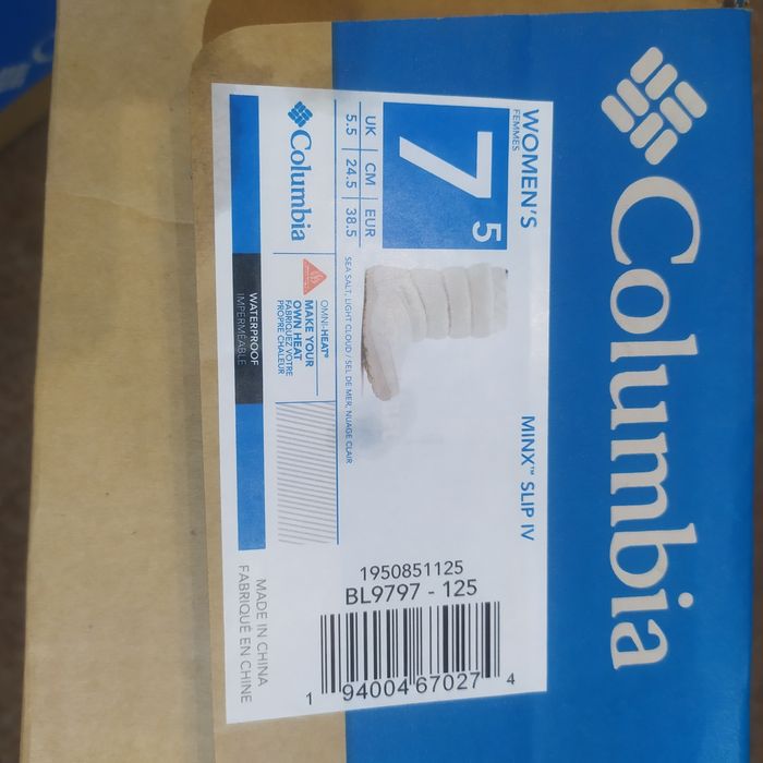 37-40,5. Жіночі черевики Columbia Minx™ Slip iv  Omni-Heat