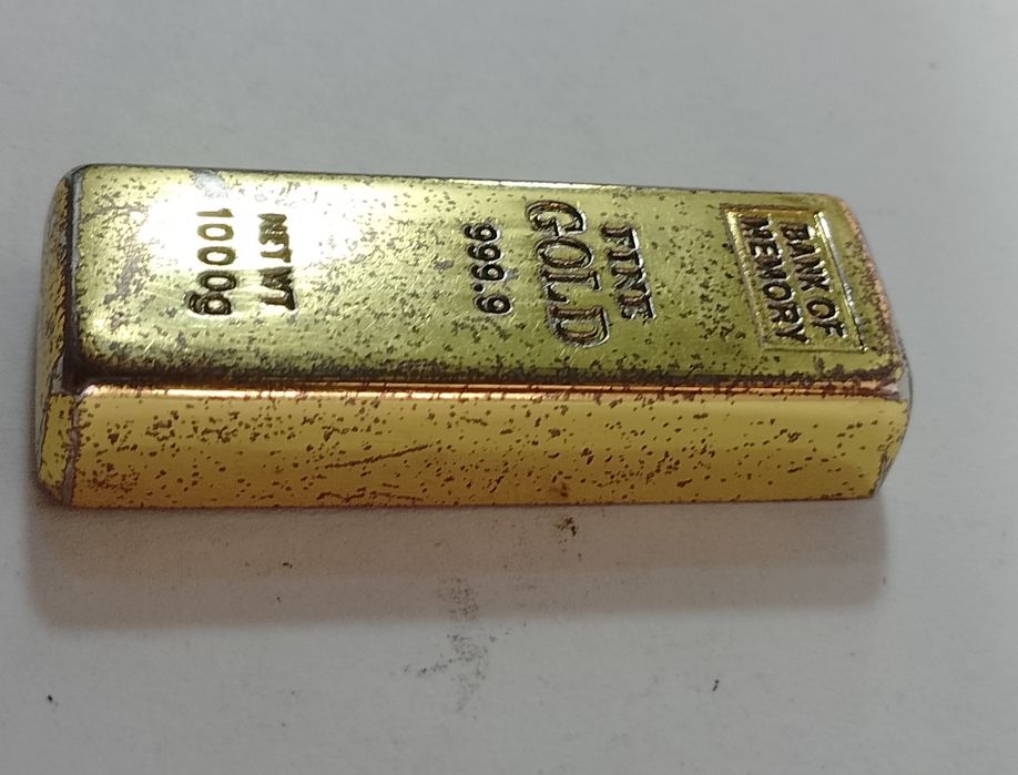 USB флешка Loveheek золотий злиток 256гб