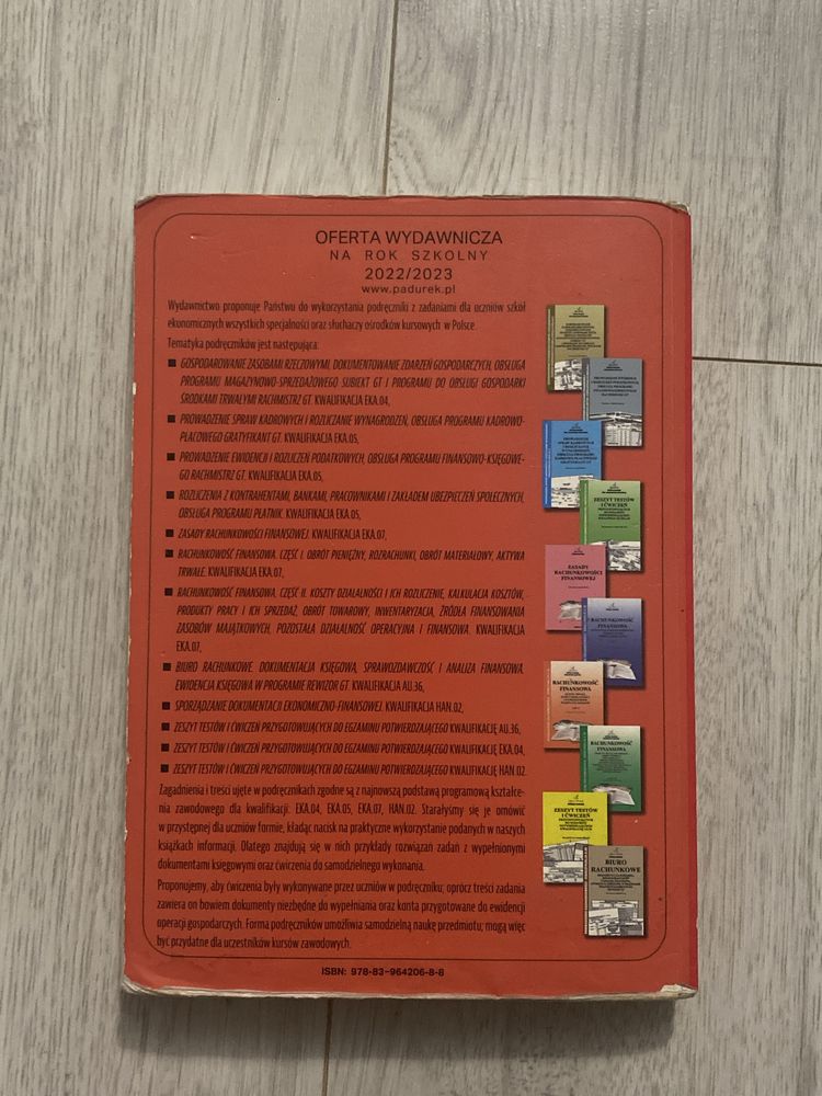 zeszyt testow i cwiczen przygotowujacych do egzaminu EKA.05 Padurek