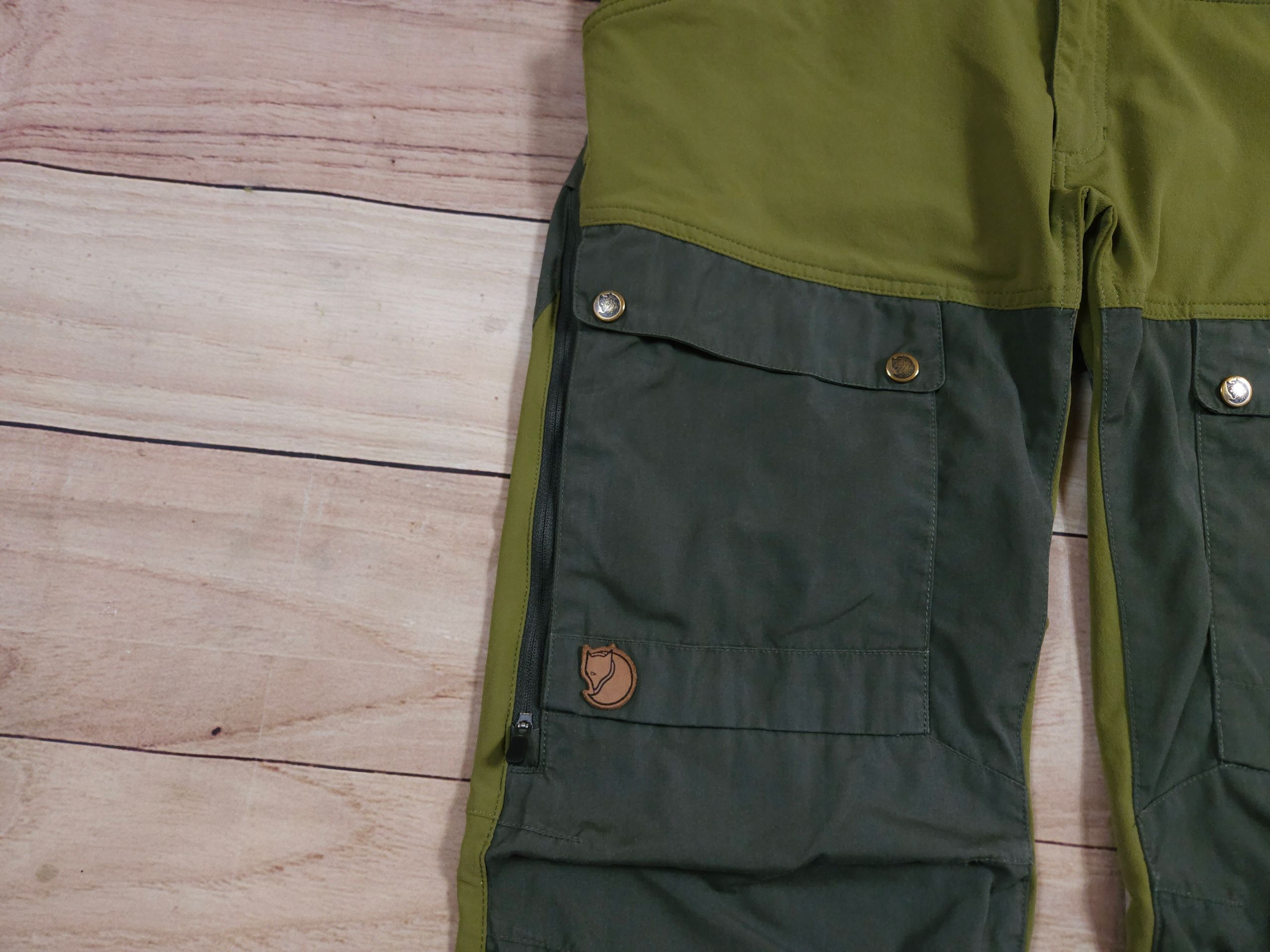 FJALLRAVEN Keb Trousers Spodnie Damskie Trekkingowe G1000 r. 42