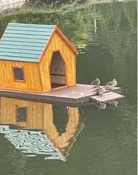 домик для лебедей плавающий