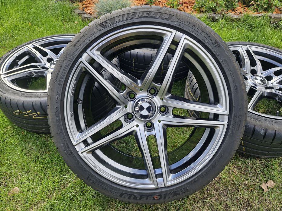 Koła letnie BMW 3 E46 E90 18" 5x120 Borbet XRT Chrom Shadow 225/40