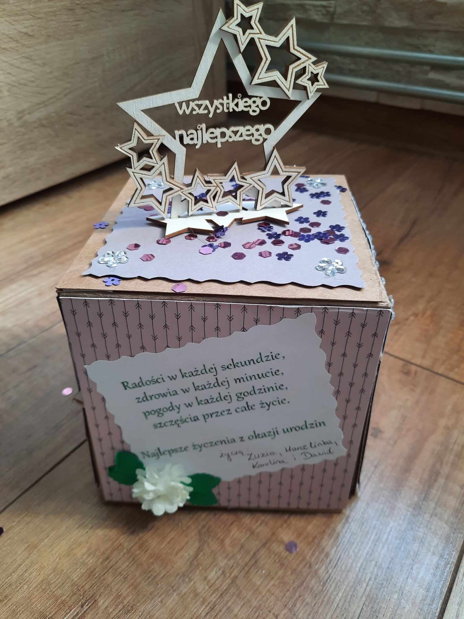 Exploding box wystrzałowy