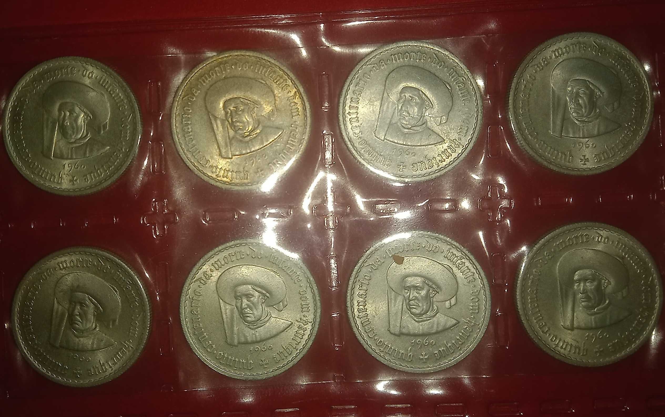 Moedas 5 e 10 escudos (prata), Portugal.