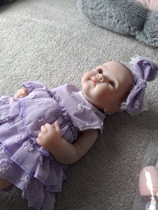 Lalka jak żywe dziecko reborn piękna NOWA duża 46cm , cala gumowa , br