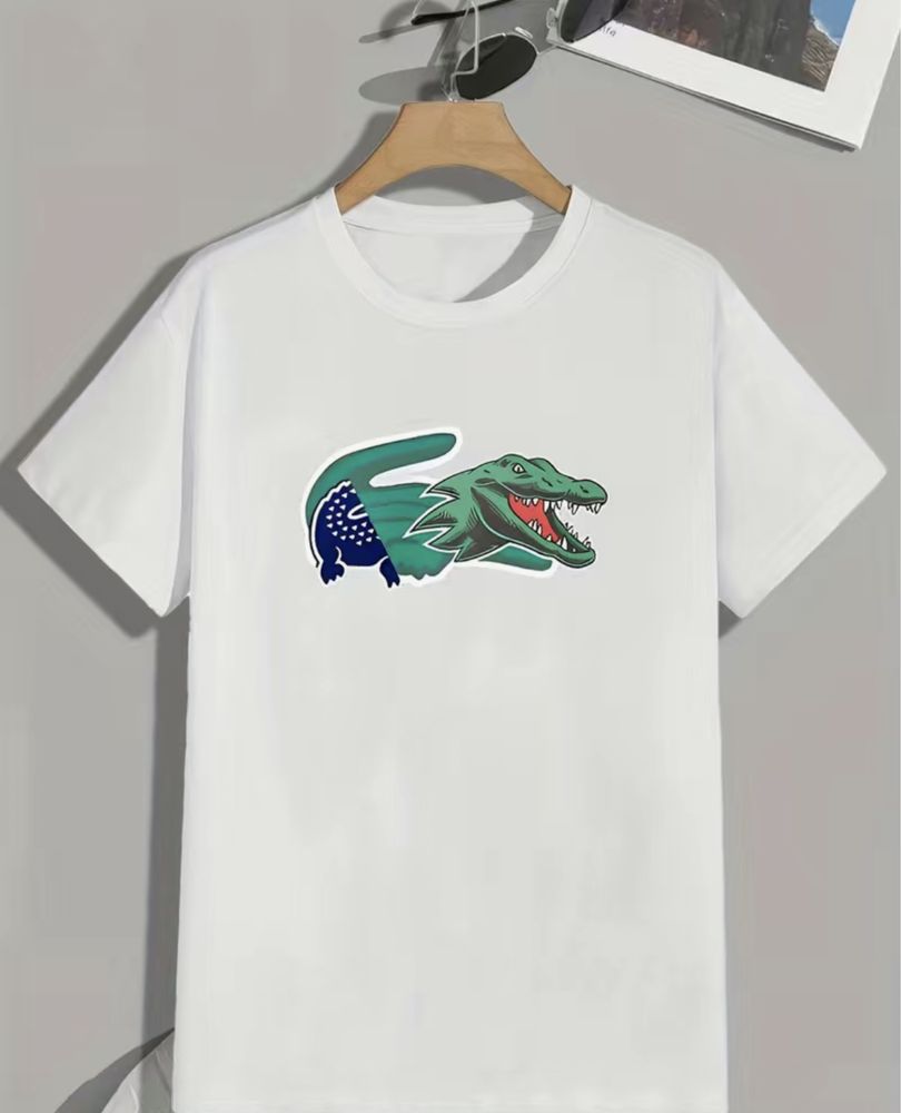 Tshirt com logo crocodilo