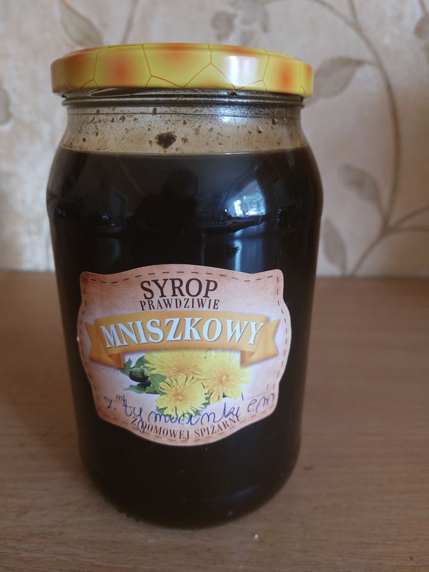Syrop z kwiatów mniszka lekarskiego z tymiankiem 1 litr