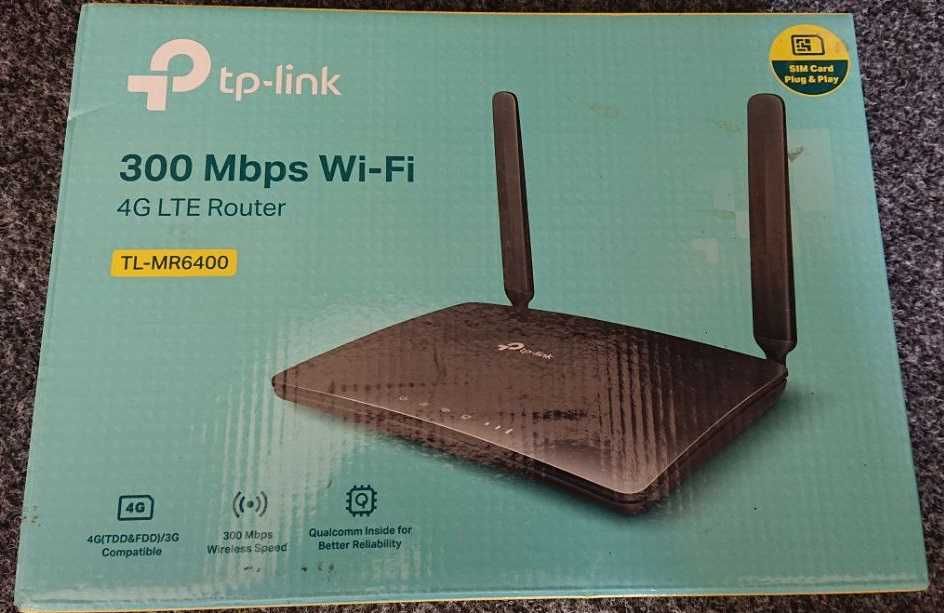 TP-Link TL-MR6400 bezprzewodowy router 4G LTE, 300Mb/s