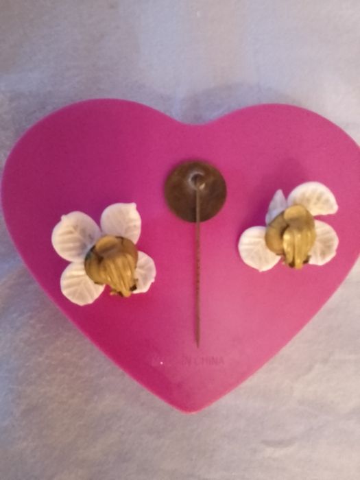 Alfinete Segurança Social Antigo Mae-9E-Brincos Mãe Casamento3EDesde3E