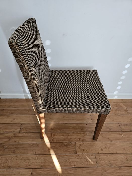 Cadeira madeira com palhinha