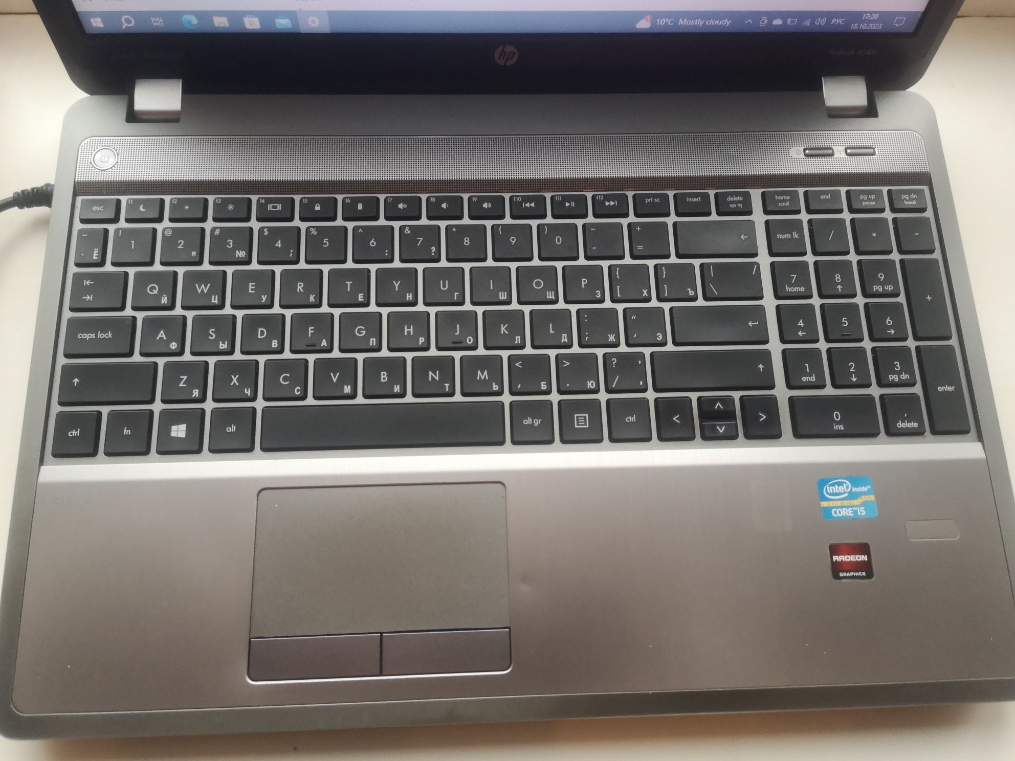 Продам ноутбук HP probook 4540s