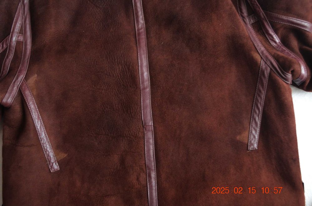 Kożuch męski skórzany / pilotka