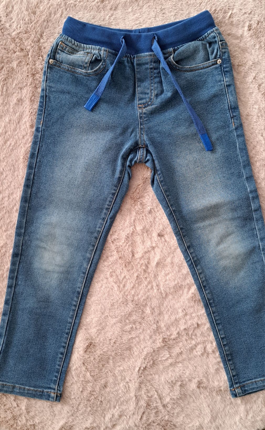 Jeansowe spodnie dla chłopca 122 z 5 10 15