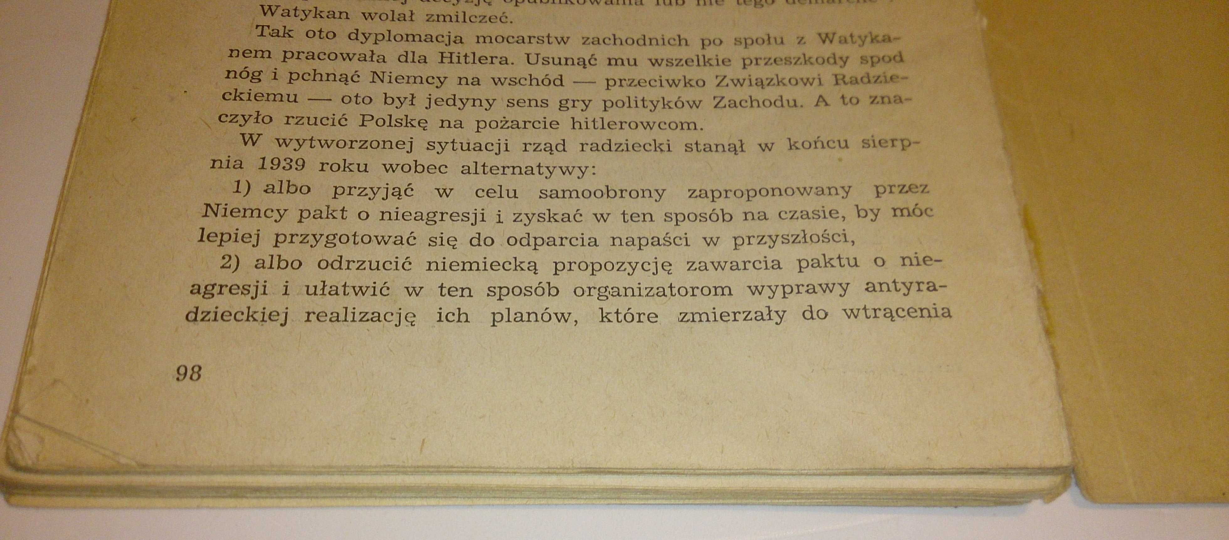 Stefan Arski „Przeklęte lata”, Książka i Wiedza, 1954 (Książka)