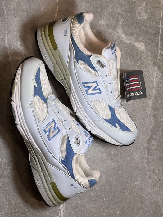 New balance 993 white/blue жіночі 44 розмір