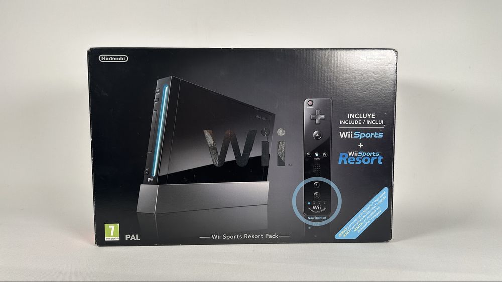 Consola Wii preta motion plus com caixa e jogos