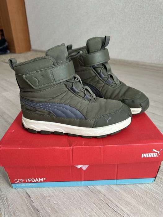 Зимові чоботи puma, ботинки на зиму