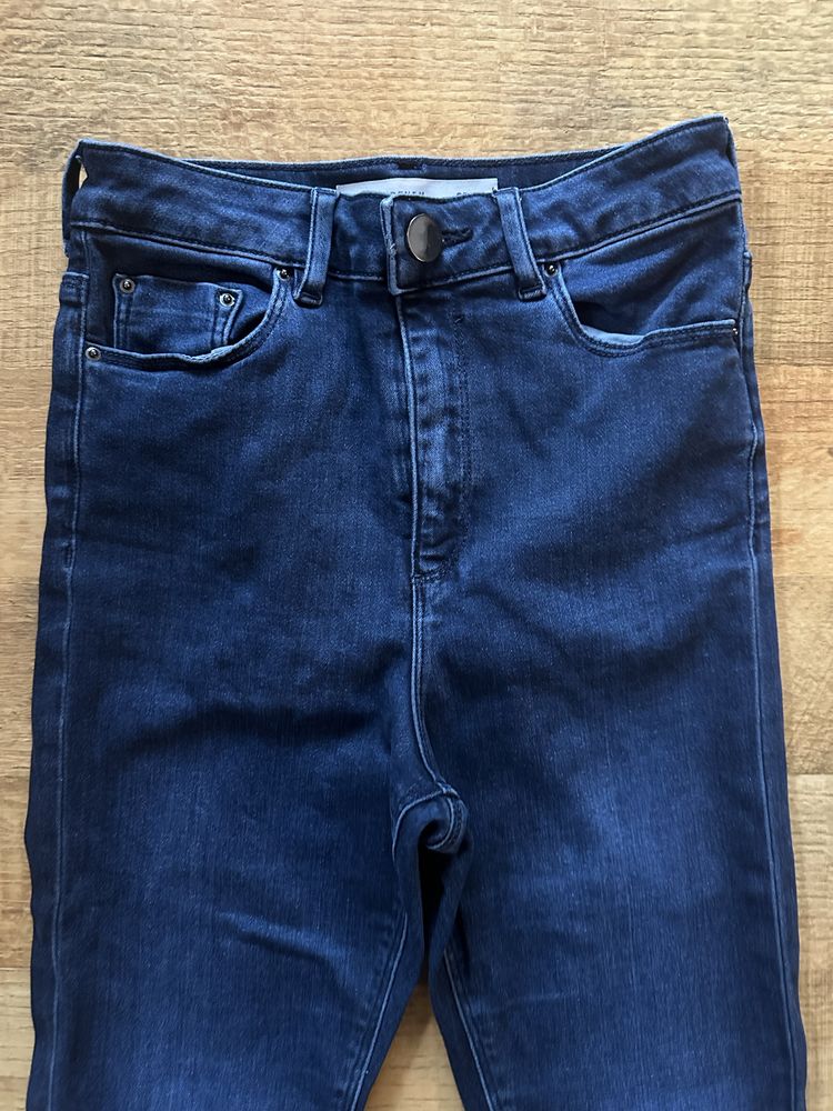 Spodnie jeans wysoki stan Asos XS/34 skinny