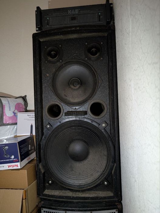 Підсилювач Крок НЛО SPA-400 та Кастом Колонки (RFT) Концертна акустика