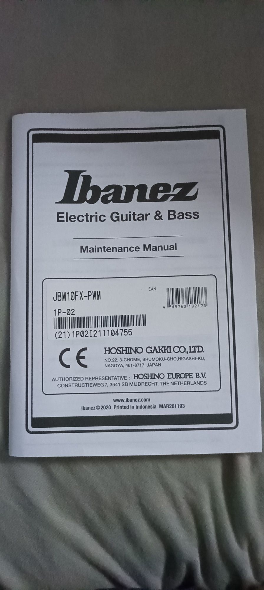 Ibanez JBM10FX sygnatura Periphery