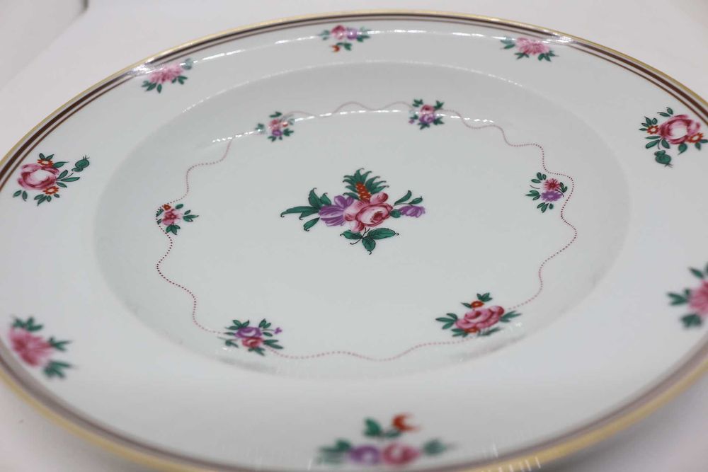 Prato Sopa Coleção Sílvia Vista Alegre 1980