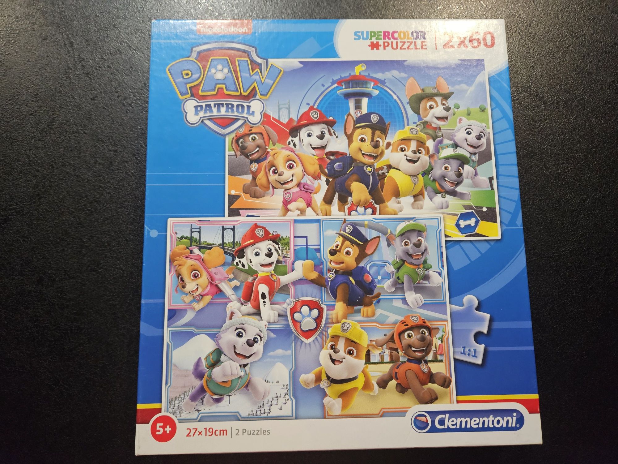 Zestaw Psi Patrol puzzle książeczki gry
