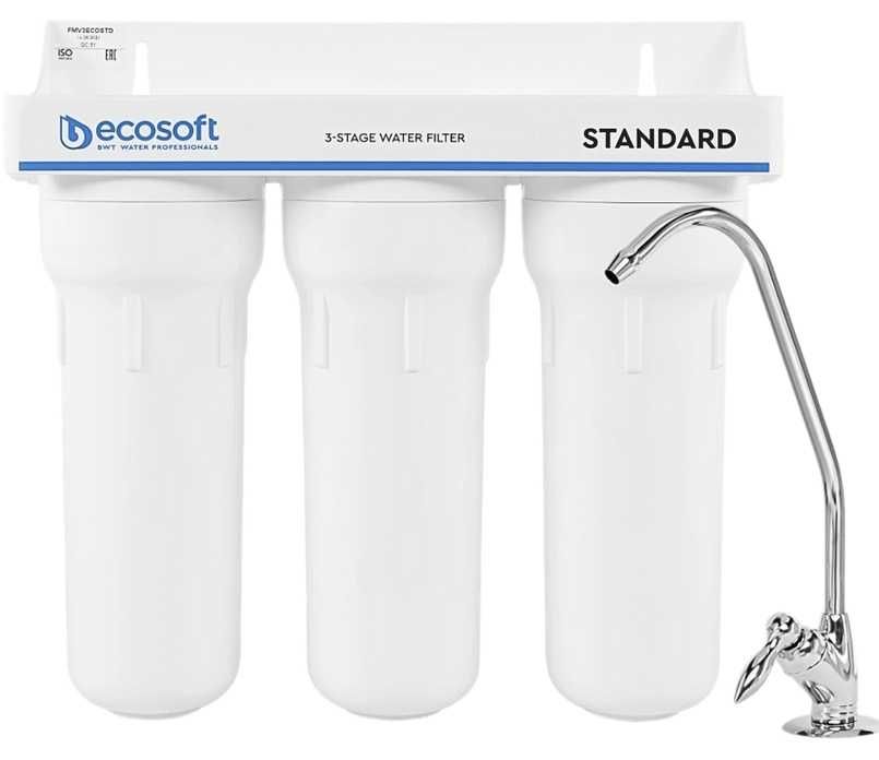 FMV3ECOSTD Ecosoft Standard Потрійний фільтр води під мийку з краном