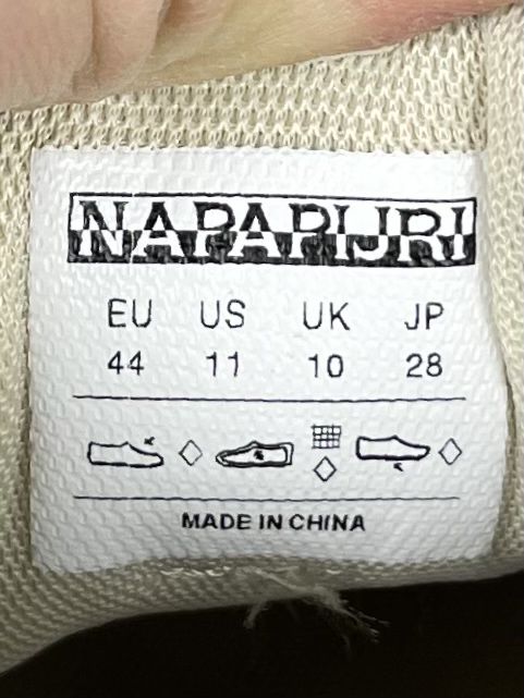Napapijri кроссовки кеды 44 размер кожаные белые фирменные
