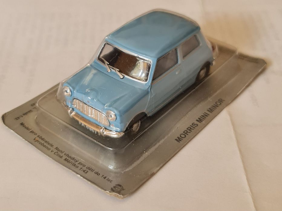 Kultowe auta PRL Morris Mini Minor Wydawn. Deagostini Model z gazetką