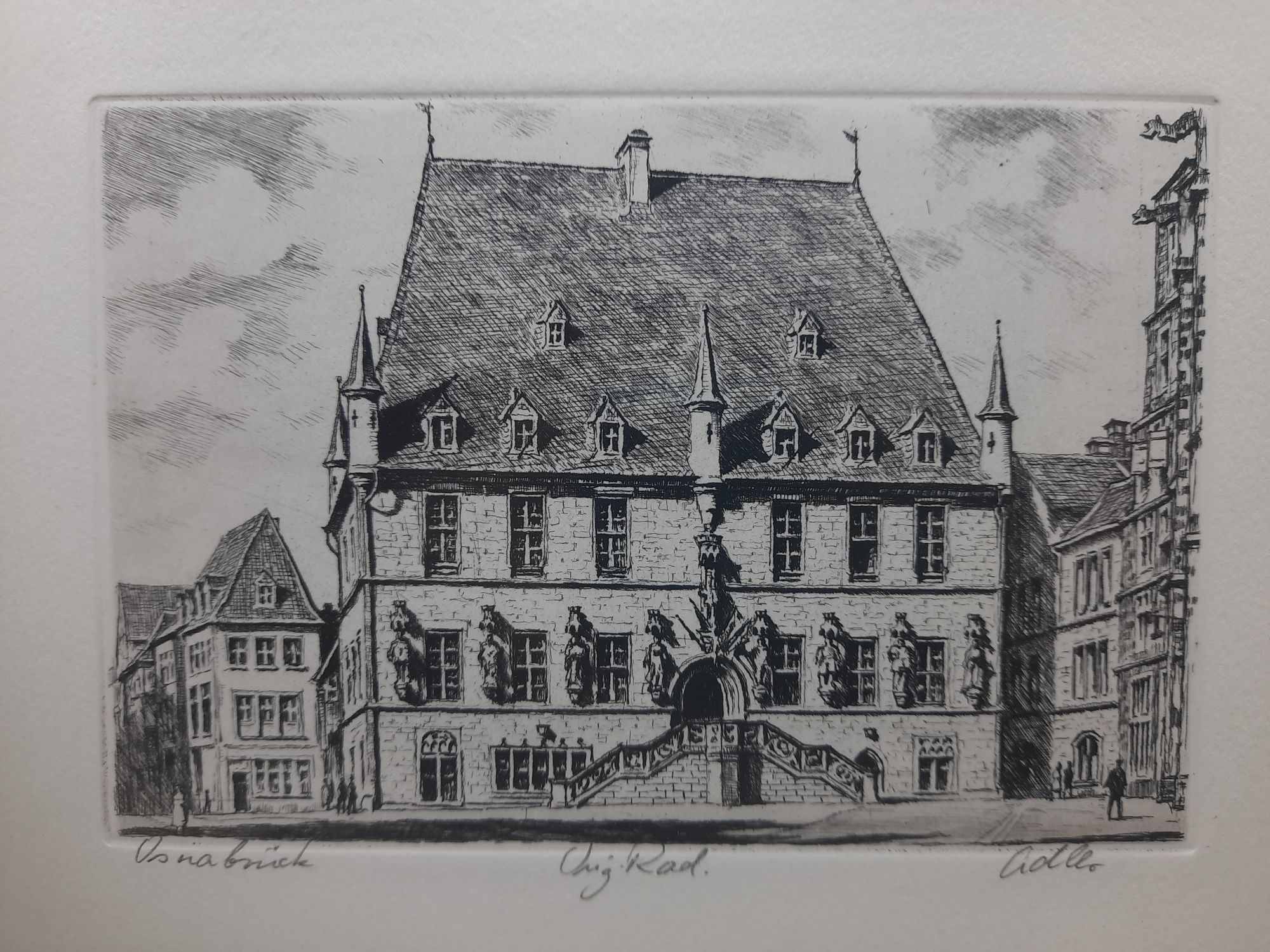 RICHARD ADLER (Deutschland, 1907-1977), оффорт