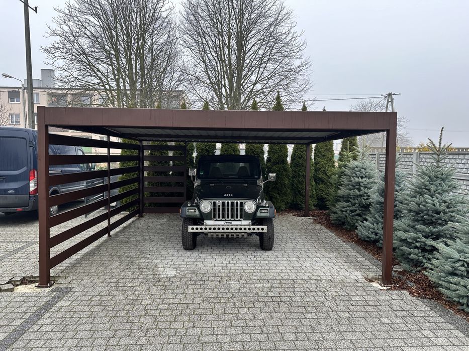 Wiata parkingowa zadaszenie na samochody