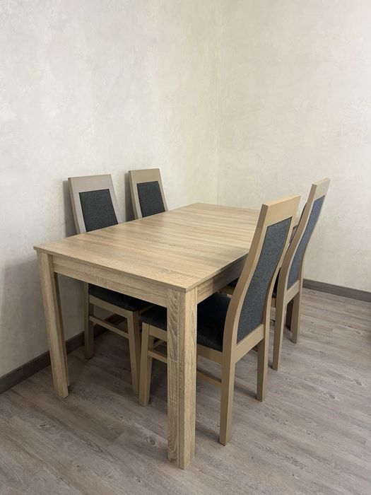 Стіл розкладний зі стільцями