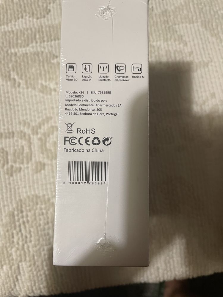Coluna bluetooth